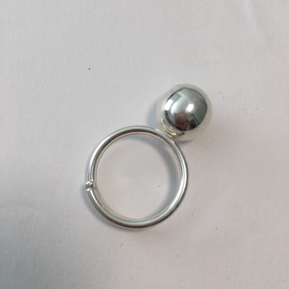 Silver ring 950 - Picture 5 of 5